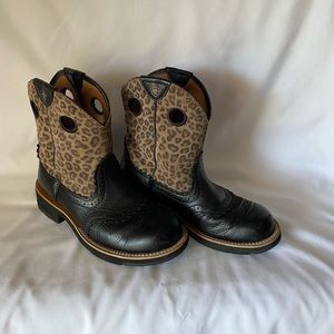 Ariat Fatbaby Leopard Boot